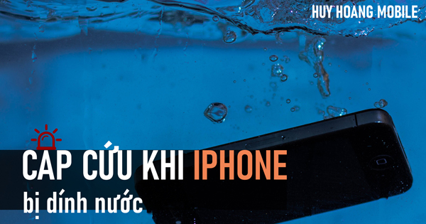 Cấp cứu khi Iphone bị dính nước
